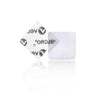 VELCRO Brand Thin Clear Small Nylon Hook and Loop Fastener 7/8 in. L 12 pk