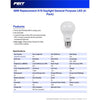 Feit A19 E26 (Medium) LED Bulb Daylight 60 Watt Equivalence 4 pk (Pack of 12)
