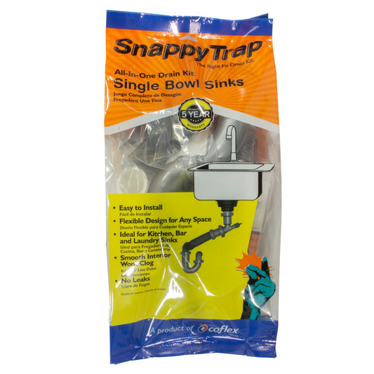 Snappy Trap PVC Silver Sink Drain Kit 1-1/2 Dia. in.