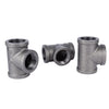 STZ Industries 1-1/2 in. FIP each X 1-1/2 in. D FIP 1-1/2 in. D FIP Black Malleable Iron Tee