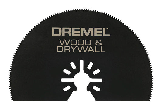 Dremel Multi-Max 2.5 X 3 in. L Steel Half-Moon Oscillating Blade 1 pk
