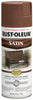 Rust-Oleum Stops Rust Satin Chestnut Brown Spray Paint 12 oz.