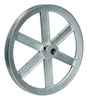 Chicago Die Cast 8 in. D Zinc Single V Grooved Pulley