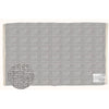 First Concept 36 in. W X 24 in. L Black/White Checkered Polyester Accent Rug