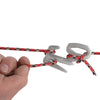 Nite Ize Figure 9 3 in. L Silver Twisted Plastic Tie-Down Rope (Pack of 6)