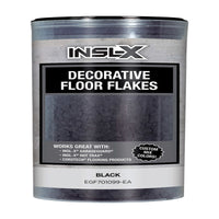 Insl-X Indoor and Outdoor Black Blend Decorative Floor Flakes 12 oz - Deal of The Week