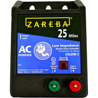 Zareba Ac Li Energizer Fence Charger 115 V 1 Joule 25 Mile Poly