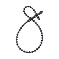 Gardner Bender 8 in. L Black Beaded Cable Tie 15 pk