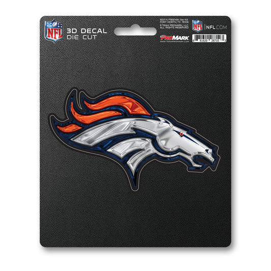 NFL - Denver Broncos 3D Decal Sticker