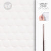 Smart Tiles 8.95 in. W X 8.98 in. L White Glazed Vinyl Adhesive Wall Tile 4 pc (Pack of 6)