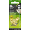 Hillman AnchorWire Brass-Plated Silver Safety Picture Hanger 75 lb. 1 pk (Pack of 10)