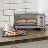 Black+Decker Stainless Steel Silver Toaster Oven 9.33 in. H X 11.97 in. W X 17.2 in. D