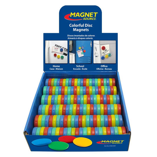 Magnet Source 1.25 in. L X 0.25 in. W Assorted Disc Magnets 0.5 lb. pull 1 pk
