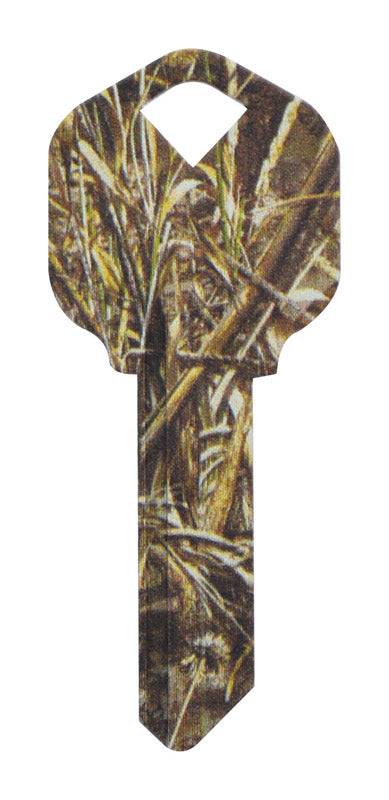 Hillman RealTree Brown House/Office Universal Key Blank Single (Pack of 6).
