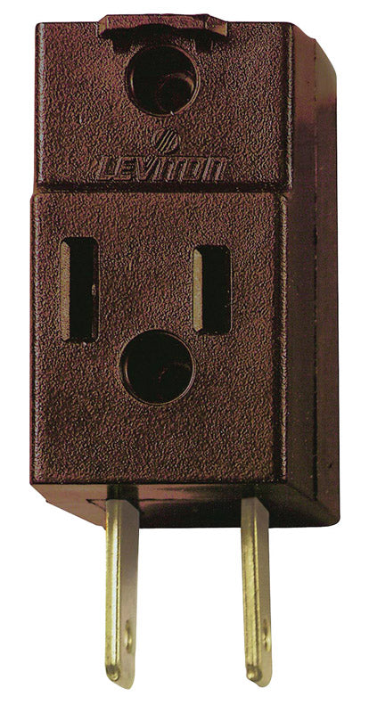Leviton Polarized 3 outlets Outlet Adapter 1 pk