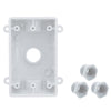 Sigma Engineered Solutions New Work 16.3 cu in Rectangle Plastic 1 gang Weatherproof Box White