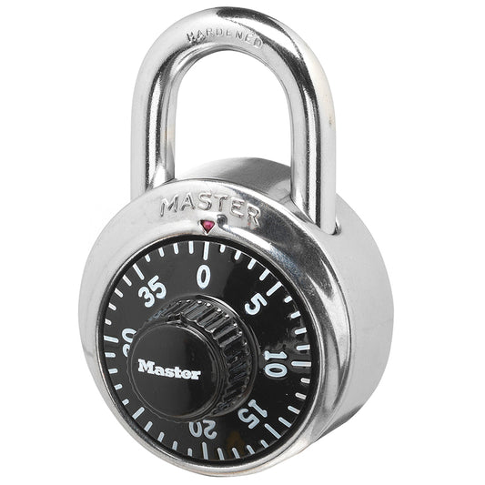 Master Lock 2 in. H x 1-7/8 in. W Steel Combination Dial Padlock 1 pk (Pack of 6)