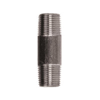 BK Products 1/2 in. MPT x 2-1/2 in. L Black Steel Nipple (Pack of 5)