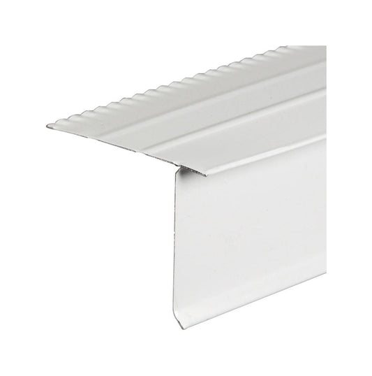Amerimax 2.25 in. W X 10 ft. L Aluminum Overhanging Roof Drip Edge White (Pack of 50)