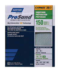 Norton ProSand 11 in. L x 9 in. W 150 Grit Aluminum Oxide Sandpaper 20 pk