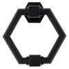 National Hardware Powell 4 in. L Matte Black Die Cast Zinc Door Knocker