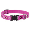 Lupine Pet Original Designs Multicolor Puppy Love Nylon Dog Adjustable Collar