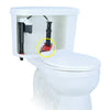 Korky Plastic/Rubber/Silicone Toilet Repair Kit for Fixes Damaged Flush Valve Seats