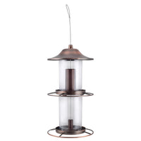 Perky-Pet Wild Bird 4.5 lb. Copper Panarama Bird Feeder
