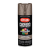 Krylon K02783007 12 Oz Brown Hammered Fusion All-In-One Spray Paint (Pack of 6)