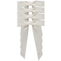 Dyno Ivory Christmas Bow 10 in. (Pack of 12)