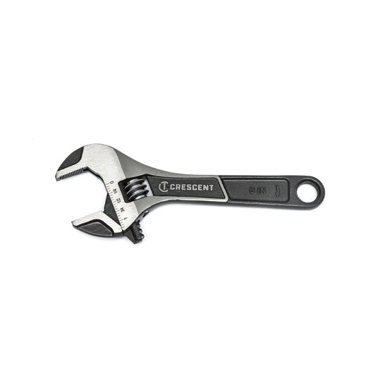 Crescent Metric and SAE Wide Jaw Adjustable Wrench 6 in. L 1 pc