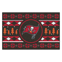 NFL - Tampa Bay Buccaneers Holiday Sweater Rug - 19in. x 30in.