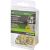Hillman AnchorWire Brass-Plated Classic Picture Hanger 30 lb. 25 pk (Pack of 5)