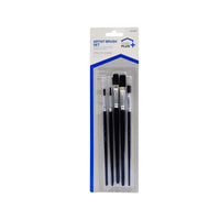 Home Plus Assorted Artist Paint Brush Set (Pack of 12)