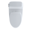 TOTO® Eco UltraMax® One-Piece Elongated 1.28 GPF ADA Compliant Toilet with CEFIONTECT, Cotton White - MS854114ELG#01