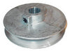Chicago Die Casting Single V-Grooved Die Cast Zinc Pulley 2 Dia. x 1/2 Bore in.