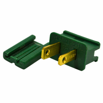 Male Slide Plug, Green, 25-Pk.