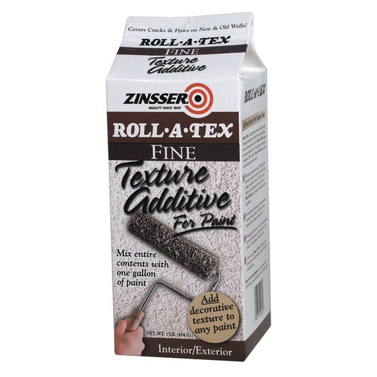 Zinsser Roll-A-Tex Indoor and Outdoor Clear Texture Additive 1 lb