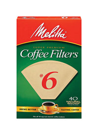 Melitta 10 cups Brown Cone Coffee Filter 40 pk - Open Box