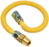 Eastman 3/4 in. MIP X 3/4 in. D FIP 48 in. Stainless Steel Gas Connector