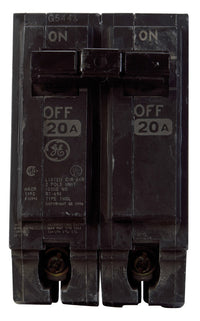ABB Q-Line 20 amps Standard 2-Pole Circuit Breaker - Open Box