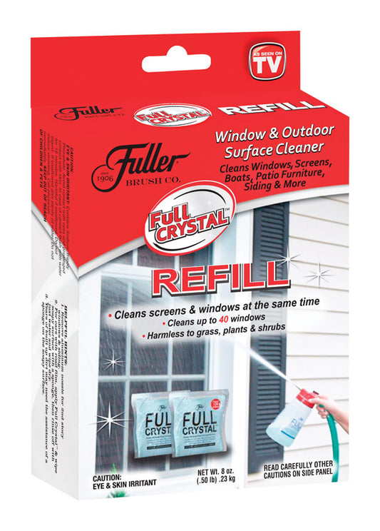 Fuller Brush As Seen on TV No Scent Glass Cleaner 8 oz Powder
