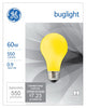 GE 60 watts A19 A-Line Incandescent Bulb E26 (Medium) Yellow (Pack of 12)