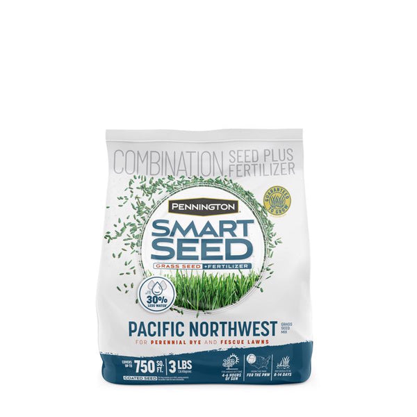 Semilla y fertilizante para césped mixto de sol o sombra Pennington Smart Seed, 3 lb