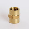 3/8 in. FPT X 3/8 in. D FPT Brass Coupling (Pack of 5)