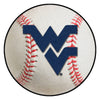 West Virginia University Baseball Rug - 27in. Diameter