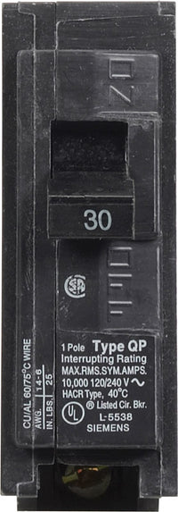 Siemens 30 amps Standard Single Pole Circuit Breaker - Deal of The Week