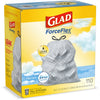 Glad Force Flex 13 gal Fresh Scent Tall Kitchen Bags Drawstring 110 pk (Pack of 3)