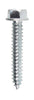 Hillman No. 14 X 1-1/2 in. L Slotted Hex Washer Head Sheet Metal Screws 100 pk