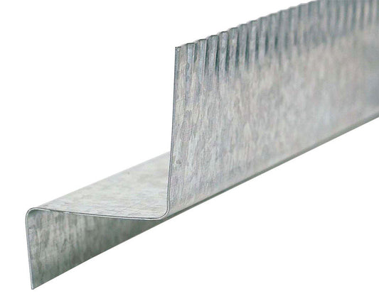 Amerimax 3/8 in. W x 10 ft. L Galvanized Steel Roof Flashing Drip Edge Silver (Pack of 50)